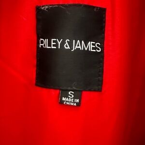 Riley & James Vibrant Red Fabulous Faux Fur Jacket